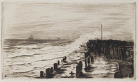 KG 09048
<br/>
Oude havenhoofd van Vlissingen
<br/>
<em>Storm van 's-Gravesande, Carel Nicolaas (1841-1924)</em>